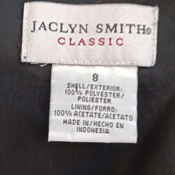 Jaclyn Smith Draped Neck Velvet Dress - Picture 9 of 10